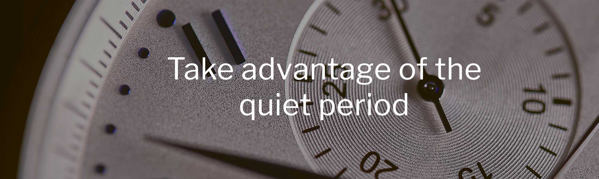 Tour operator quiet season