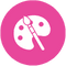pink icon showing itinerary creation features pink icon showing itinerary creation features